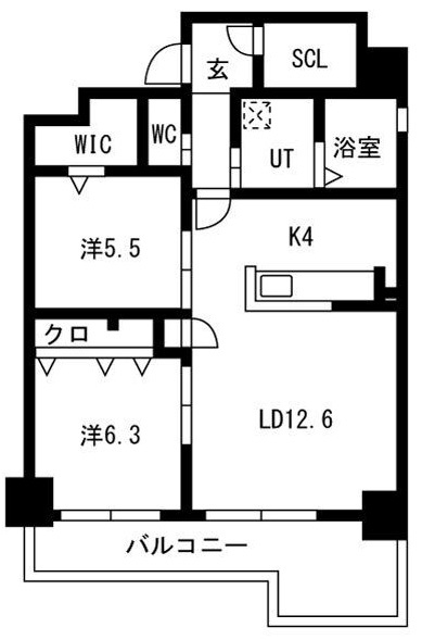 グランテラス藤が丘の間取り
