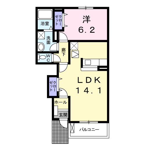アルカンシエルⅠ・Ⅱの間取り