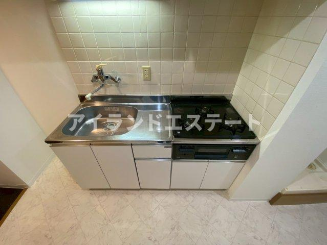 プチプルハイム駒沢　バストイレ別　角部屋　駒沢公園至近のキッチン