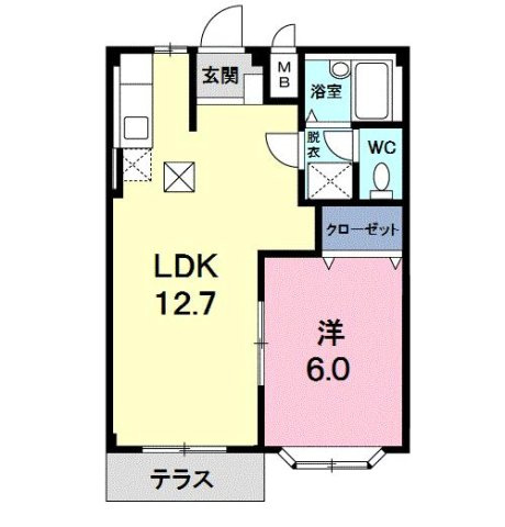 【間取り】 | ポートエルディムＢ