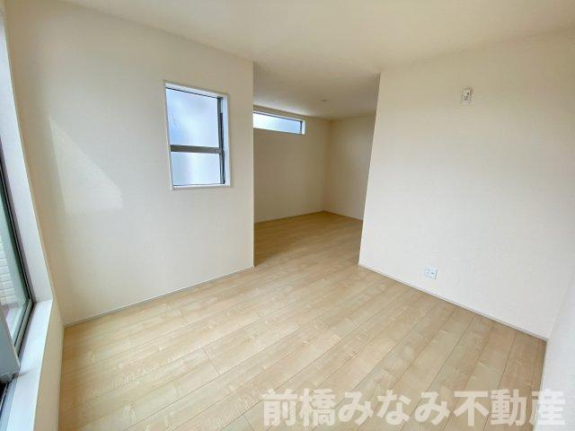 【新築】前橋市富士見町時沢第3　２号棟(全１１棟)　クリエートの家　新築建売分譲の洋室|コンパクトで使いやすい洋室です