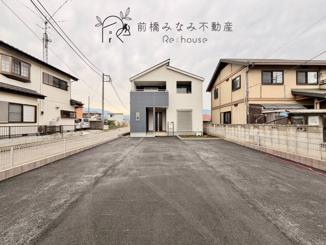 【新築】渋川市金井第２　限定1棟　クリエートの家　新築建売の外観|建物外観を気になさる方へ、見た目の良い物件です