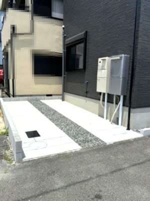 【駐車場】 | ライフフィールド美原区北余部Ⅲ | フラットなので車の出し入れも大変スムーズです。