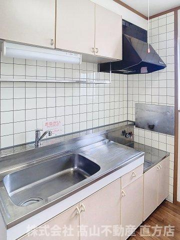 北九州市八幡西区茶屋の原１丁目のアパートのキッチン