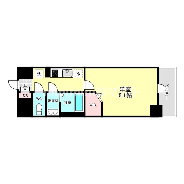 Alivisドーム前の間取り