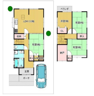 【間取り】 | 岩倉花園町　中古戸建【2026年3月改装済】