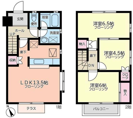 【間取り】 | ラ・コート鵠沼海岸Ｈ棟 | 間取イメージ