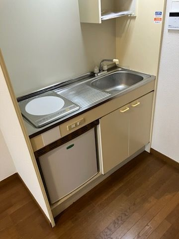 FLEX久留米駅前【キャッシュバック対象物件】のキッチン|コンパクトなキッチンで掃除もラクラク