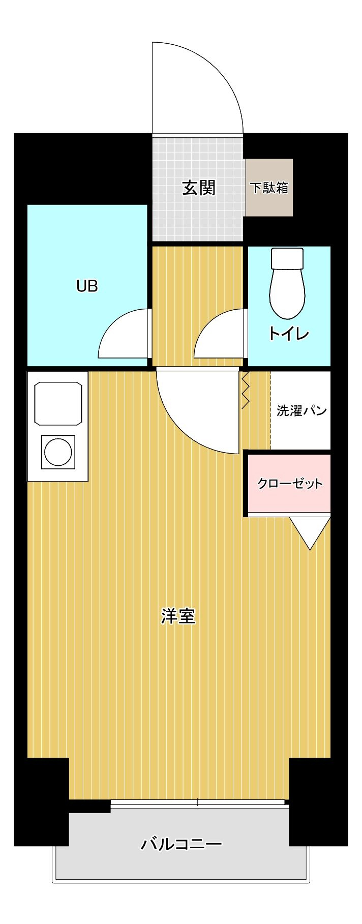 FLEX久留米駅前【キャッシュバック対象物件】の間取り
