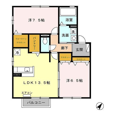 【間取り】 | ロートガーデン　Ｅ