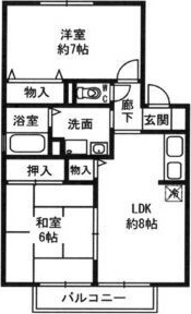 トリヴァンベール松川の間取り