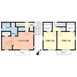 【間取り】 | 松の木戸建Ｃ