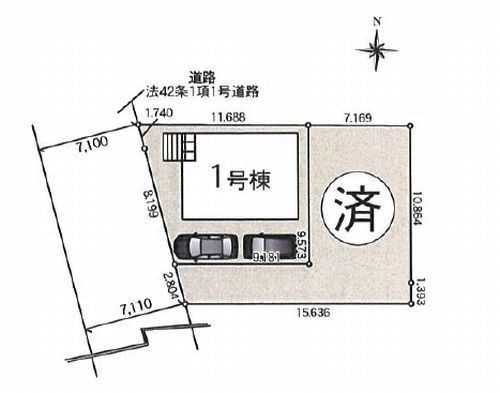 【区画図】 | 【仲介手数料０円】海老名市門沢橋第19　新築一戸建て | 海老名市門沢橋第19　新築一戸建て