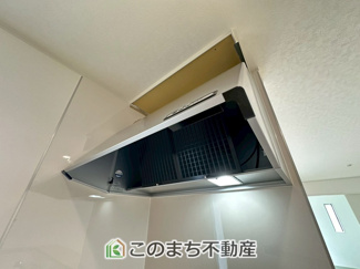 【キッチン】 | CRADLE GARDEN小山市城北　第11　 | シンプルながらお料理の匂いをスッキリ吸引するレンジフード☆