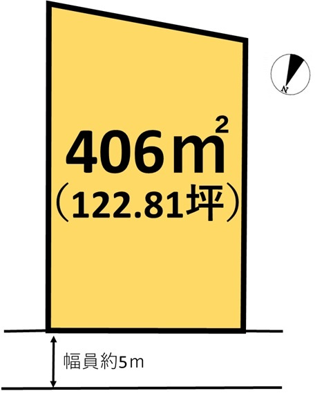 自然豊かな大室高原別荘地内の土地の土地図