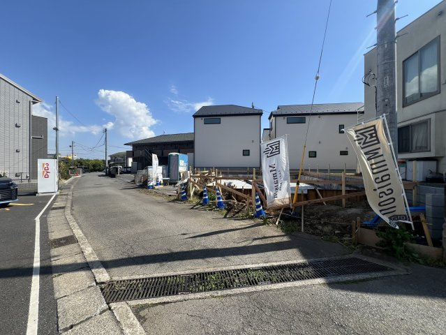 日野市上田の前面道路含む現地写真
