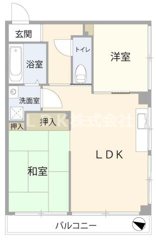 【間取り】 | 大井ガーデンビル