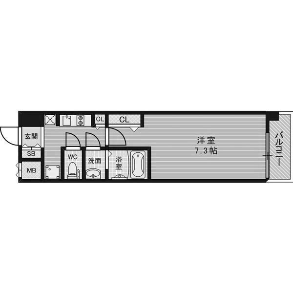 W-STYLE神戸Ⅱの間取り
