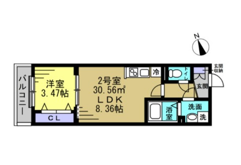 YSA薬園台の間取り