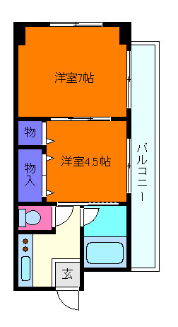 RHYTHM魚崎の間取り