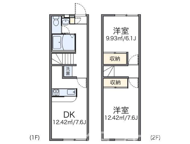 レオパレス新名の間取り