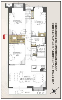 【間取り】 | ラミーユ浦和ハイライズセカンドキャッスル
