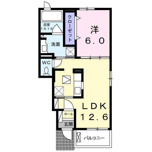 エクセレント有瀬　Ⅰの間取り|※間取りが現況と異なる場合は現況を優先します※