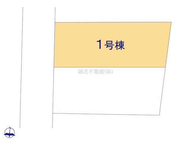 杉並区浜田山1丁目 限定1棟の区画図