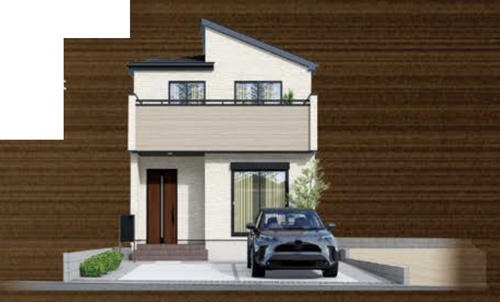 鴻巣市吹上本町3期　GRAFARE DESIGN　新築戸建　全2棟　2号棟の画像