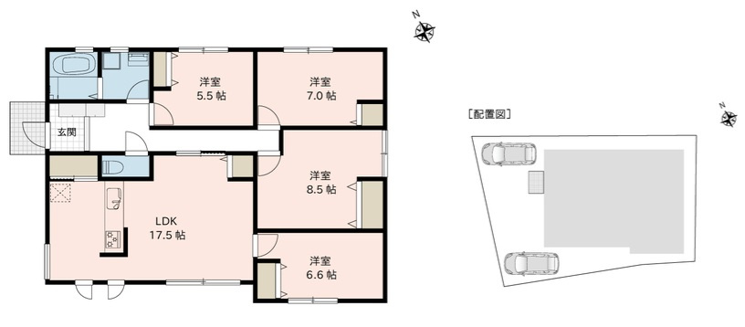 生田　中古住宅の間取り