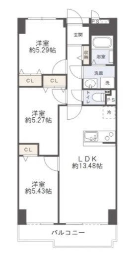 アイビハイツ南品川の間取り