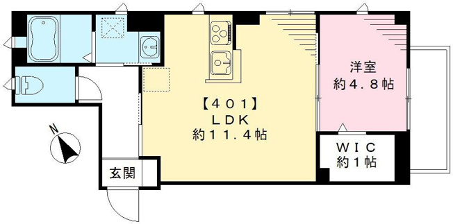 【間取り】 | ラシーネ荻窪