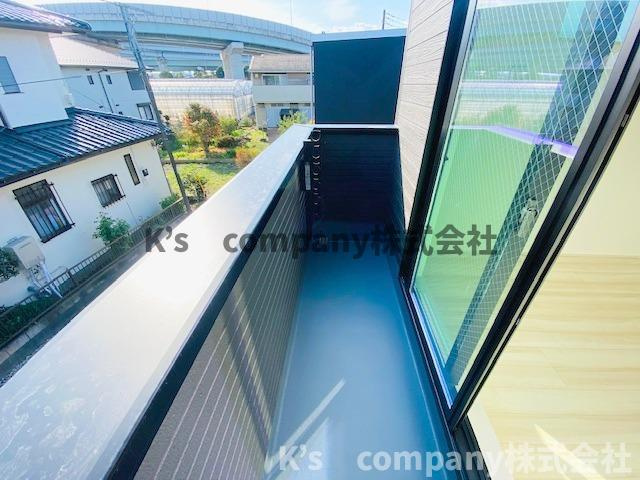 高座郡寒川町宮山　新築戸建のバルコニー|同施工例◇