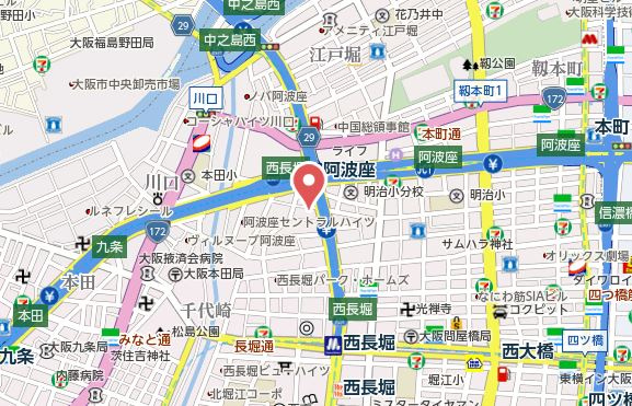 【地図】 | プレサンス立売堀パークシティ