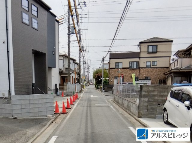 新築／ふじみ野市福岡中央５期　全３棟の前面道路含む現地写真|前面道路の様子です
