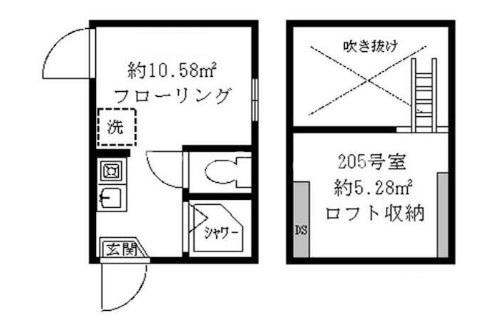 ティ・アーモフラワーの間取り
