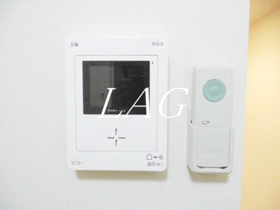 【セキュリティ】 | アルシオーネ東林間 | モニター付きインターフォンです。