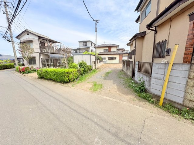 川越市かし野台2丁目　建築条件なし売地　西武新宿線『南大塚駅』徒歩15分　【大東西小学区】の前面道路含む現地写真