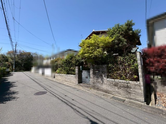 【成約済】京都市西京区大原野西竹の里町一丁目の前面道路含む現地写真|区画整う整形地、設計の自由度が高い注文建築用地！