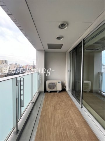 カーザビアンカのバルコニー