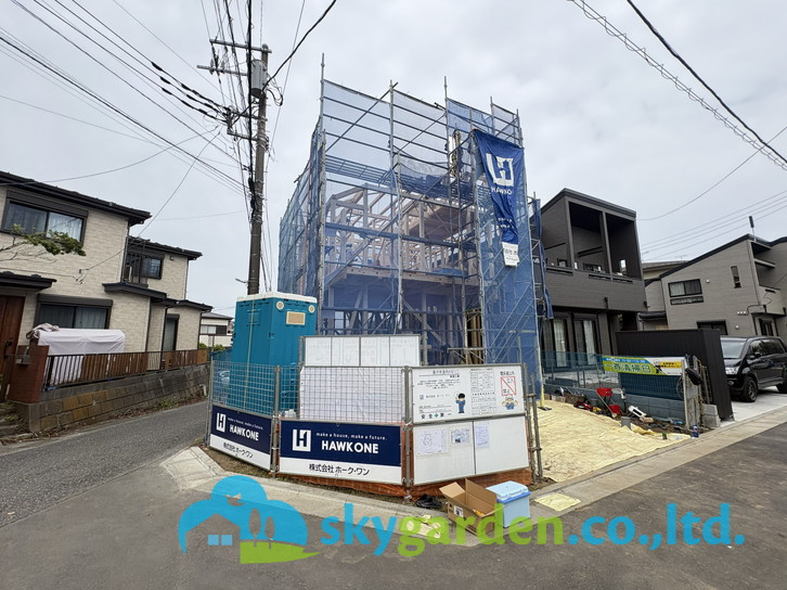 藤沢市渡内４丁目　新築住宅　全１棟の外観