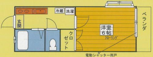 【間取り】 | エーデル２