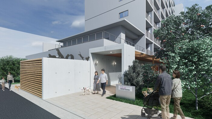 リーラ横浜川和町のエントランス|建物の内部です