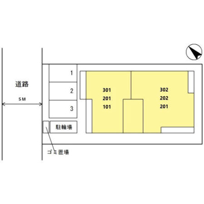 【区画図】 | メゾン旭/駅前