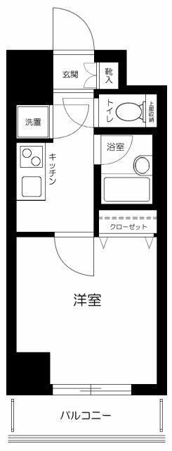 パレステュディオ飯田橋の間取り