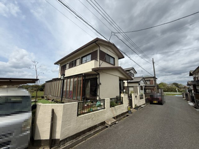【前面道路含む現地写真】 | 茂原市新小轡　カーポート　4LDK