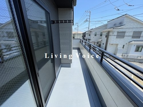 【仲介手数料０円】平塚市袖ケ浜4期　新築一戸建て　全3棟のバルコニー|平塚市袖ケ浜4期　新築一戸建て　全3棟