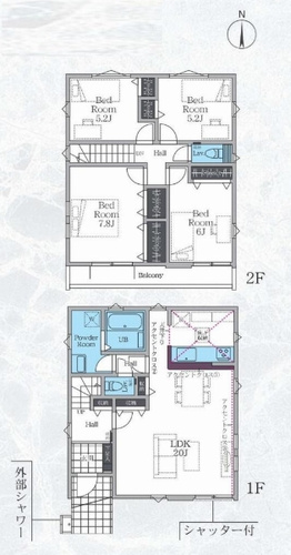 【外観】 | 【仲介手数料０円】平塚市袖ケ浜4期　新築一戸建て　全3棟 | 2号棟　平塚市袖ケ浜4期　新築一戸建て　全3棟