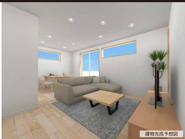 泉区和泉町 新築戸建 3980万円の居間・リビング