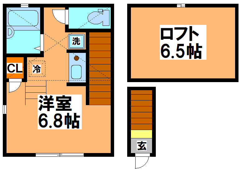 小金井市中町４丁目のアパート